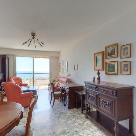 Confortable 3 Pieces Avec Superbe Vue Mer Apartment นีซ ภายนอก รูปภาพ